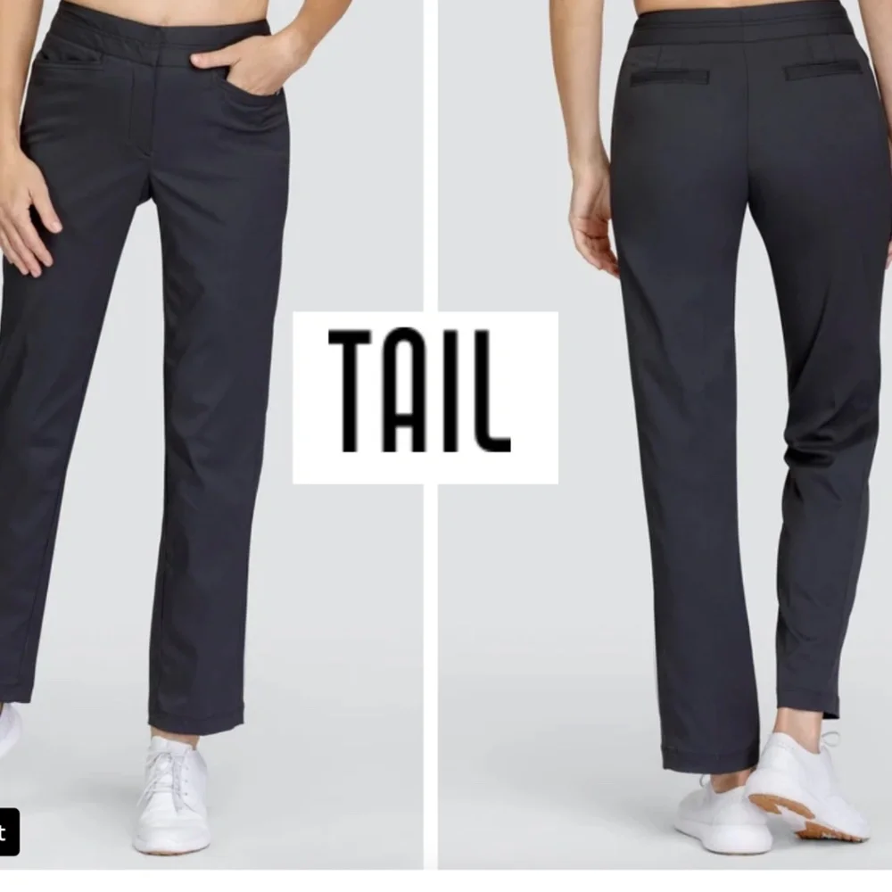TAIL classic black 31" golf pant, 6, G1088 - Picture 1 of 4